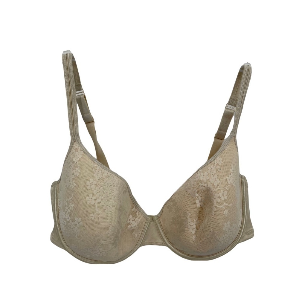 Cacique Sexy Sensual Cream Underwire Bra Size 40DD